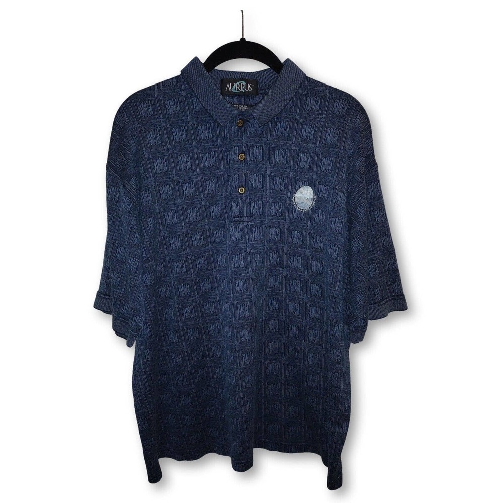 Aureus RH logo Polo Shirt Men's size L great condition